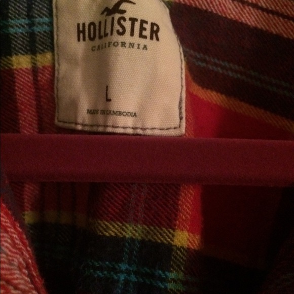 Hollister plaid flannel Size L - Picture 4 of 4